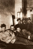 Прокопович с членами кружка Дроновым и Шейном в тюрьме Раненбурга в 1906 году (http://lpgzt.ru)