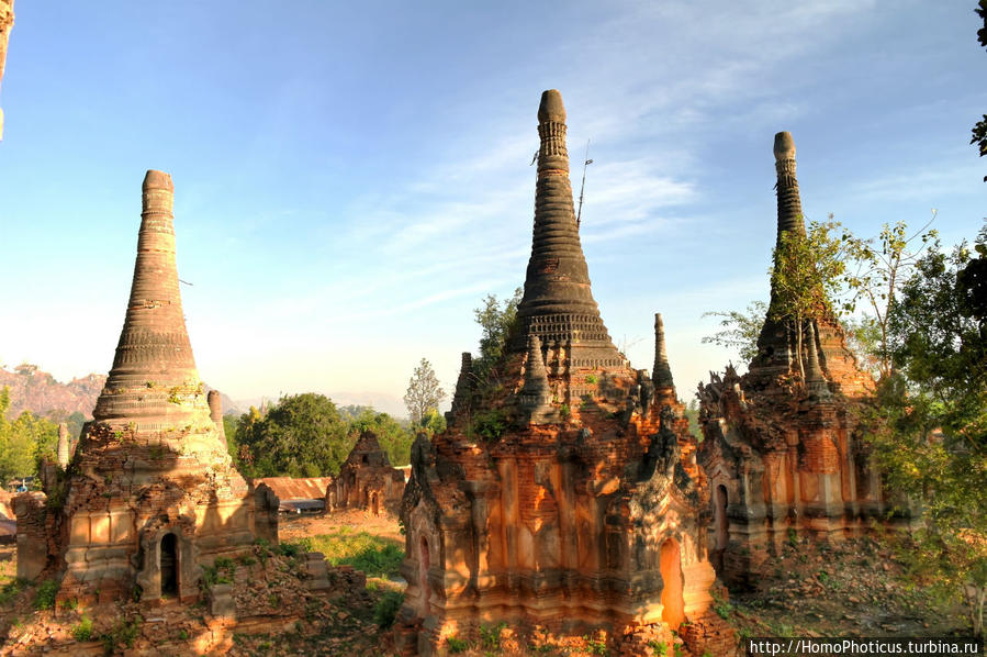 Лес ступ Озеро Инле, Мьянма