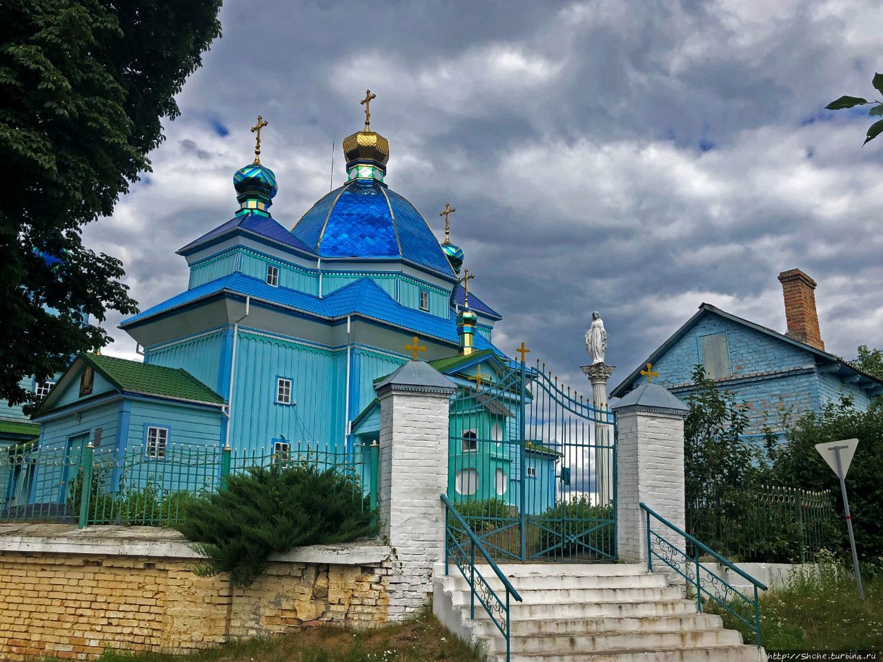Деревянные церкви Украины.  Церковь Преображения в Оржеве