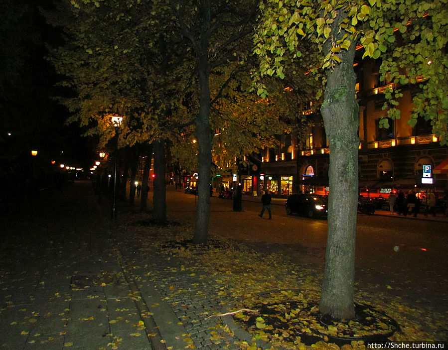 Вольяжной походкой по ночному Осло Осло, Норвегия