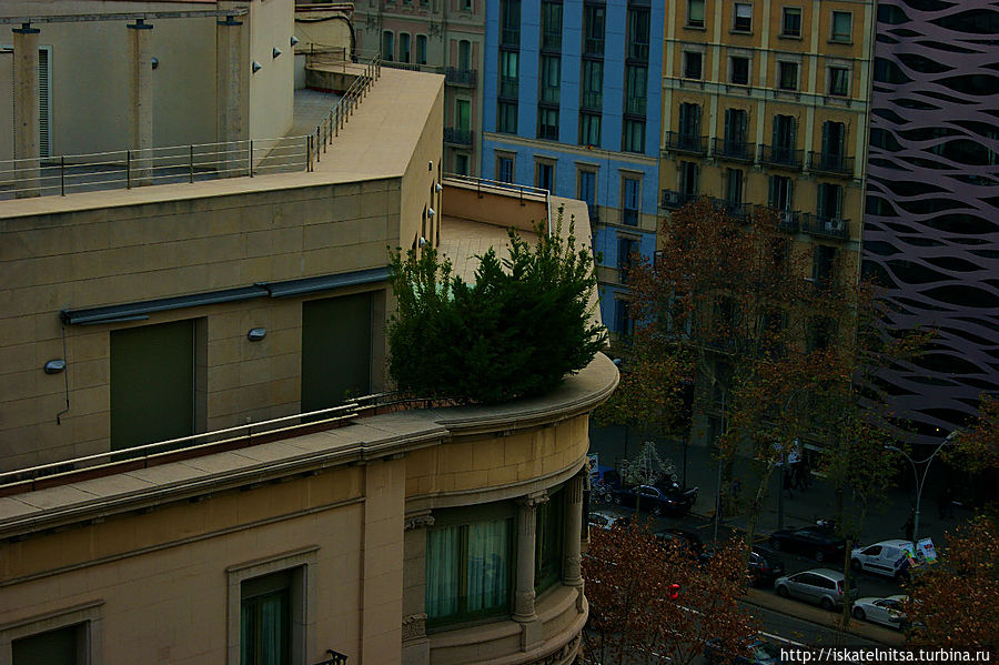 Вид с крыши Пердреры