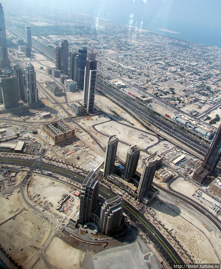 Дубаи с самого высокого здания в мире Бурдж Халифа Дубай, ОАЭ