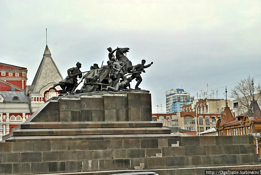 Памятник Чапаеву в Самаре Самара, Россия