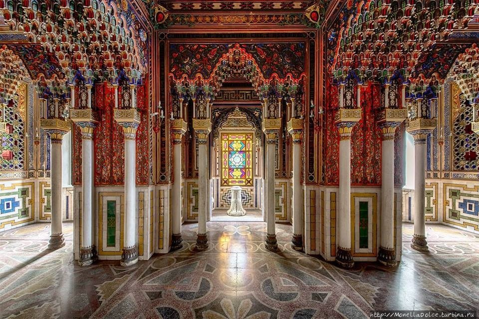 Зал Сталактитов Кастелло Саммеззано / la Galleria delle Stalattiti Castello Sammezzano