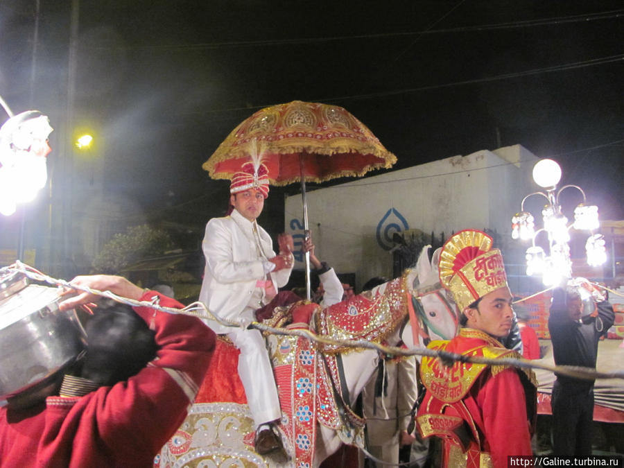 Свадебное шествие в Нью-Дели — участие в нем принимают все желающие Индия