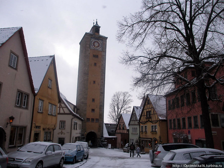 Крепостные стены и башни Ротенбург-на-Таубере, Германия