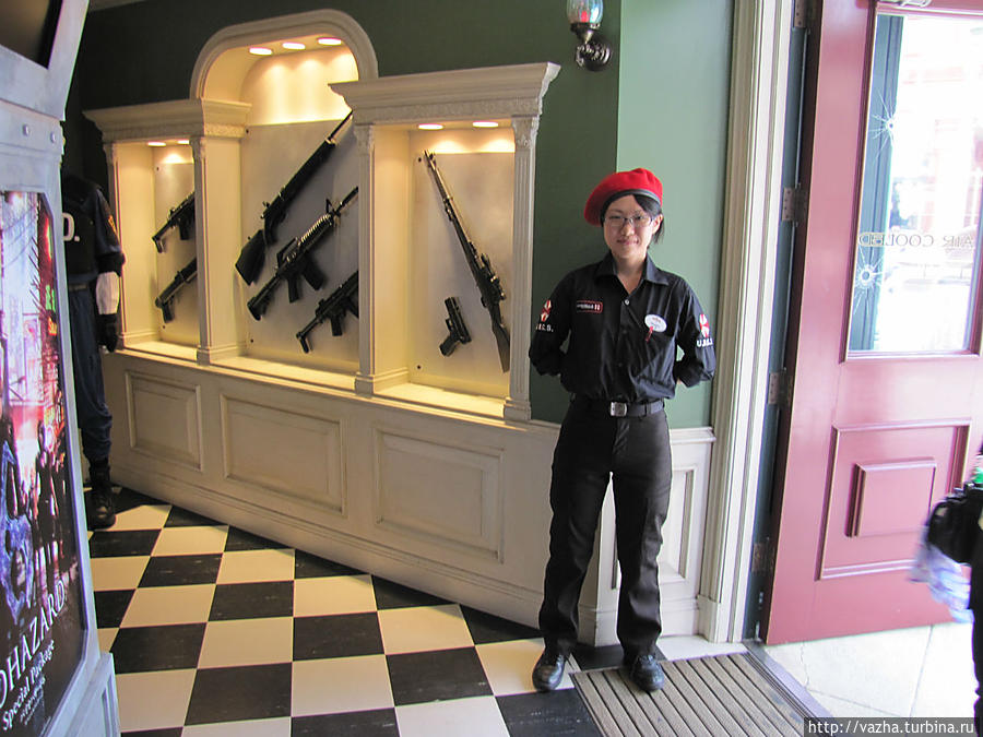 Оружейный магазин в бруклине Осака, Япония
