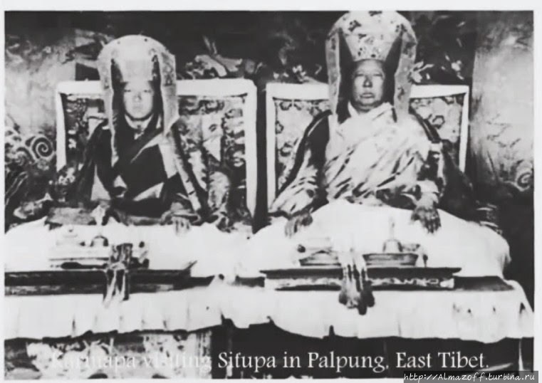 16-й Гьялва Кармапа Ранджунг Ригпе Дордже и 11-й Тай Ситу Бабанг, Китай