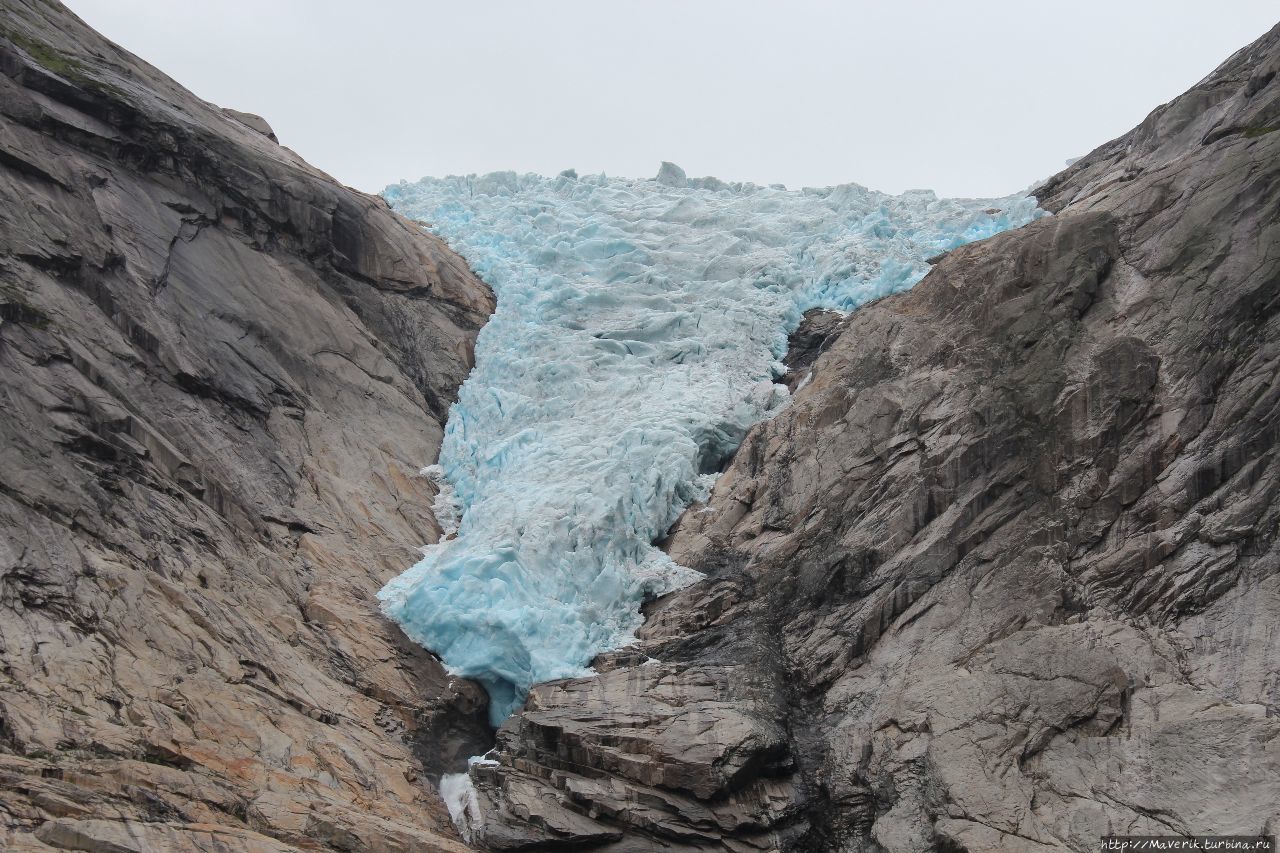 Ледник Бриксдайл —  уникальное царство льда, воды и камня Бриксдальбреен, Норвегия