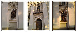 фрагменты фасада Петропавловского костела