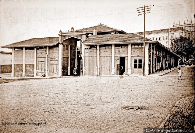 1927 г. Рынок Mercado de Santa Clara. Из интернета Лиссабон, Португалия