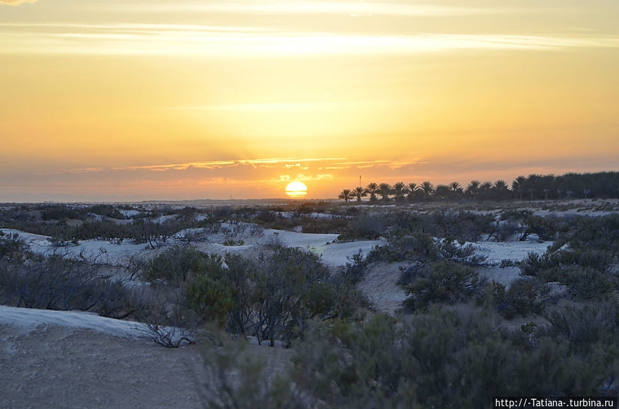 СахАрный рассвет Дуз, Тунис
