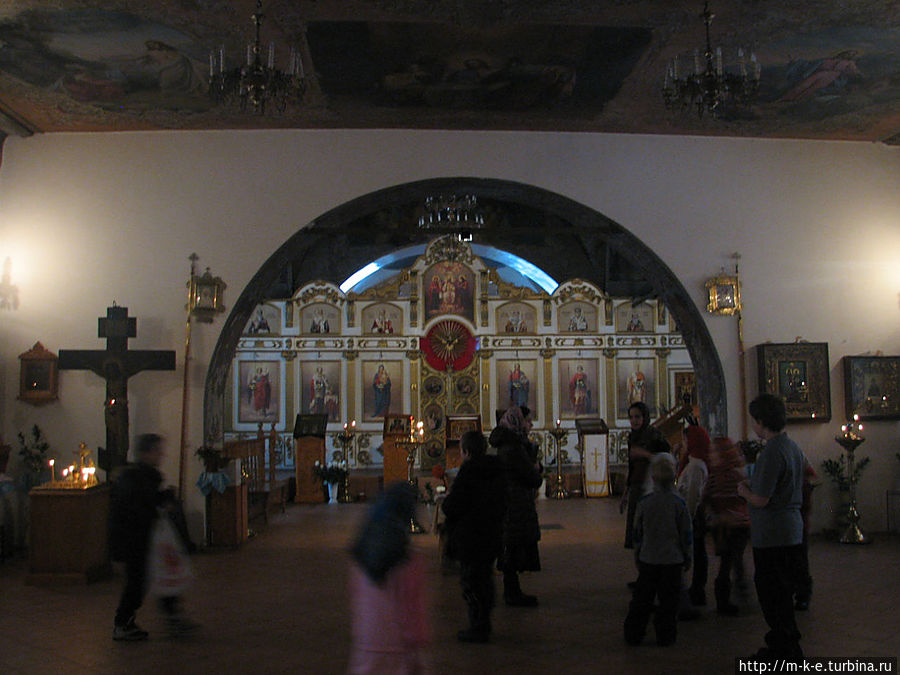 Внутри теплого храма Вознесения Господня Ярославль, Россия