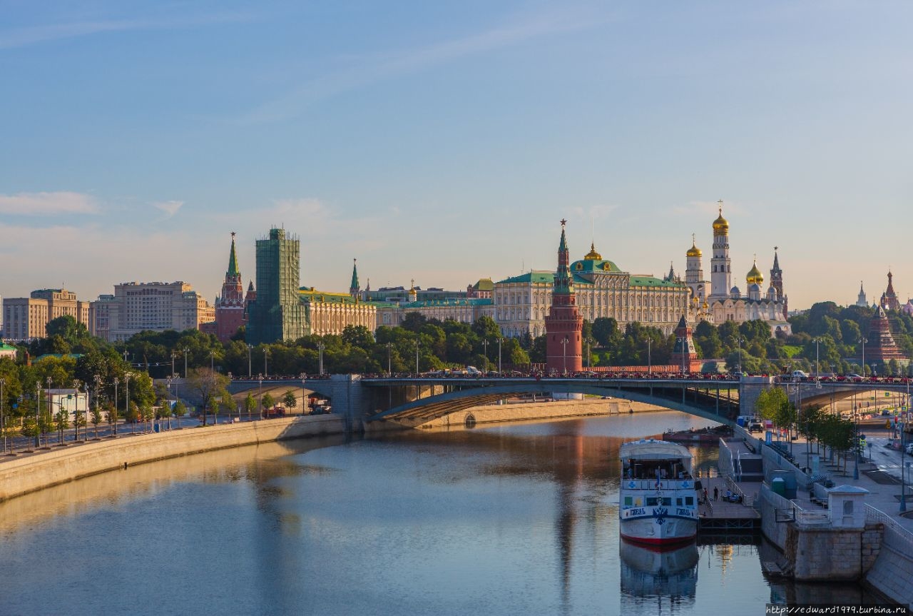 Прогулка по утренней Москве Москва, Россия