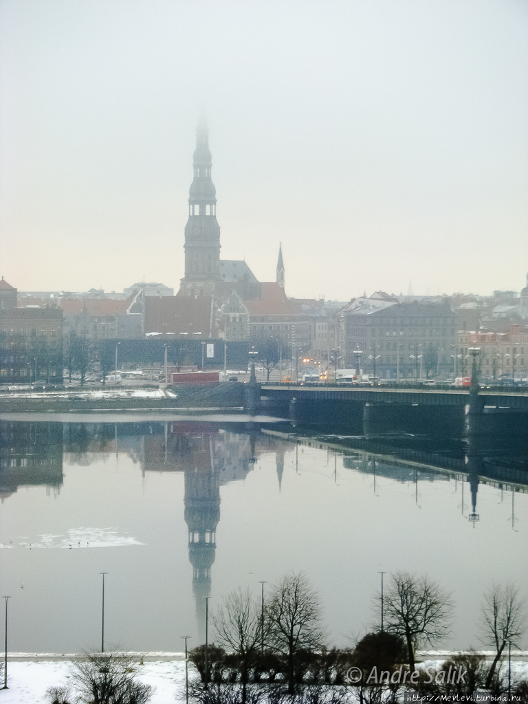 Рига в январе Рига, Латвия