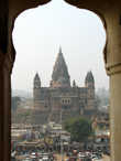 Дворец Джахангир-Махал: вид на город. Орчха,  Мадхья-Прадеш, Индия