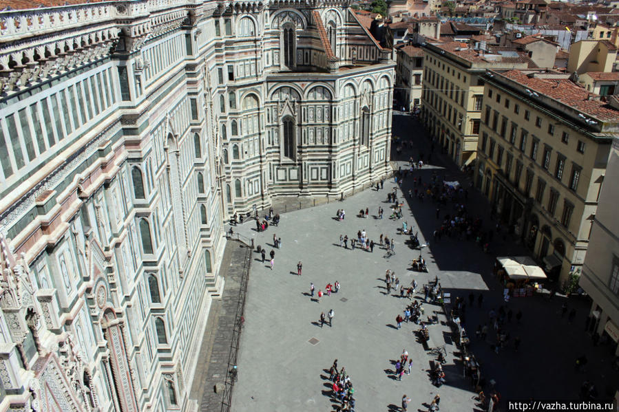 Флоренция с колокольни собора Санта Мария дель Фьоре Флоренция, Италия