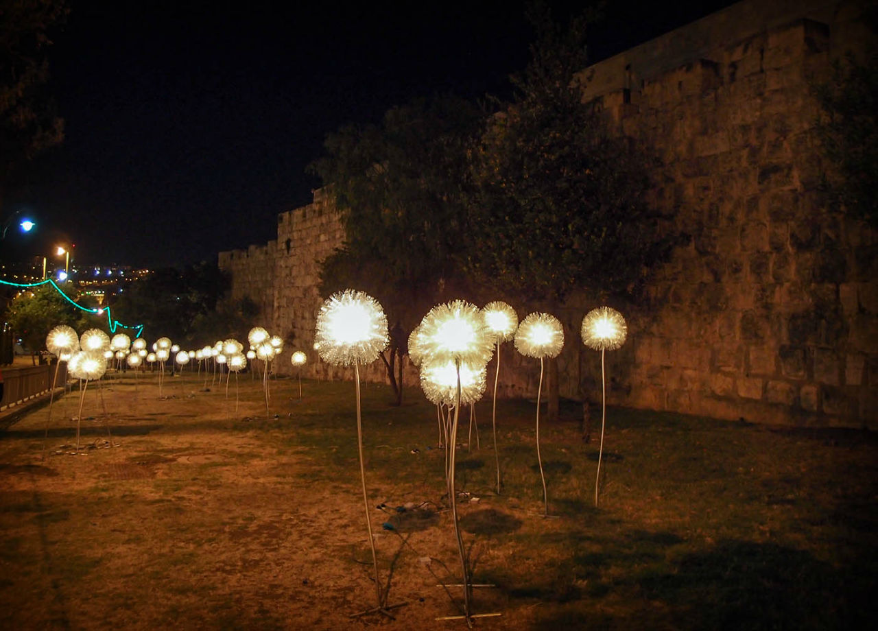 Снова расцветился город ночной Иерусалим, Израиль