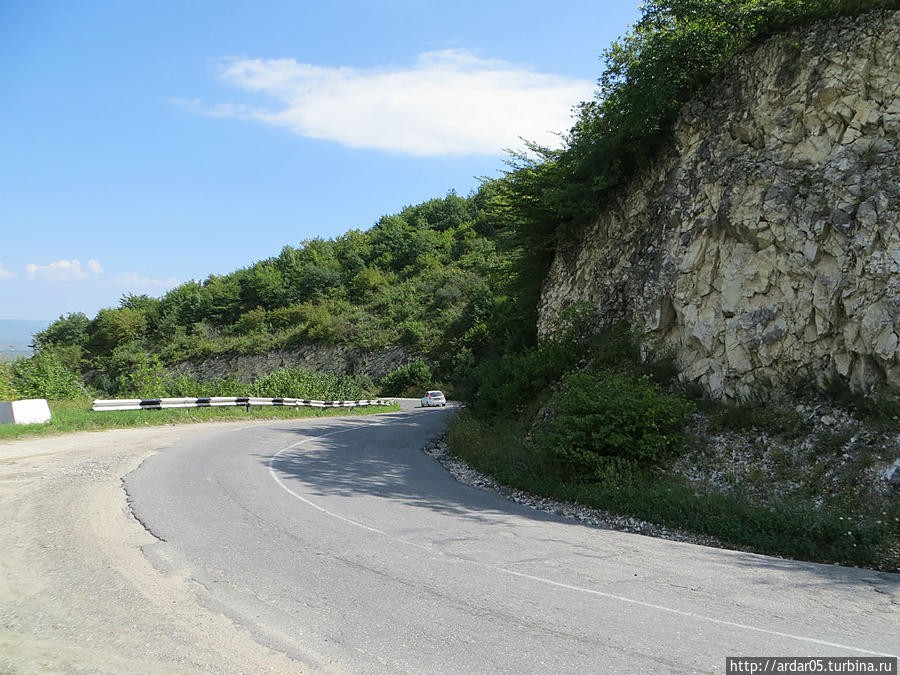 Дорога из Буйнакска в Леваши Дагестан, Россия