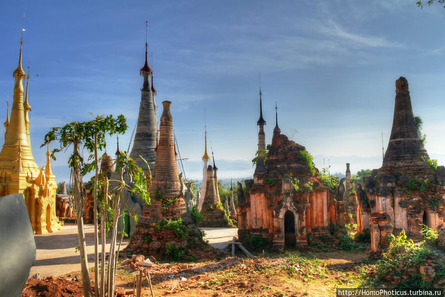 Лес ступ Озеро Инле, Мьянма